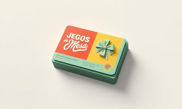 Mockup de tarjeta de regalo digital y física